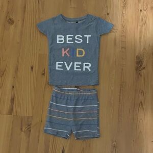 Kids Gray 'Best Kid Ever' Pajama Set
